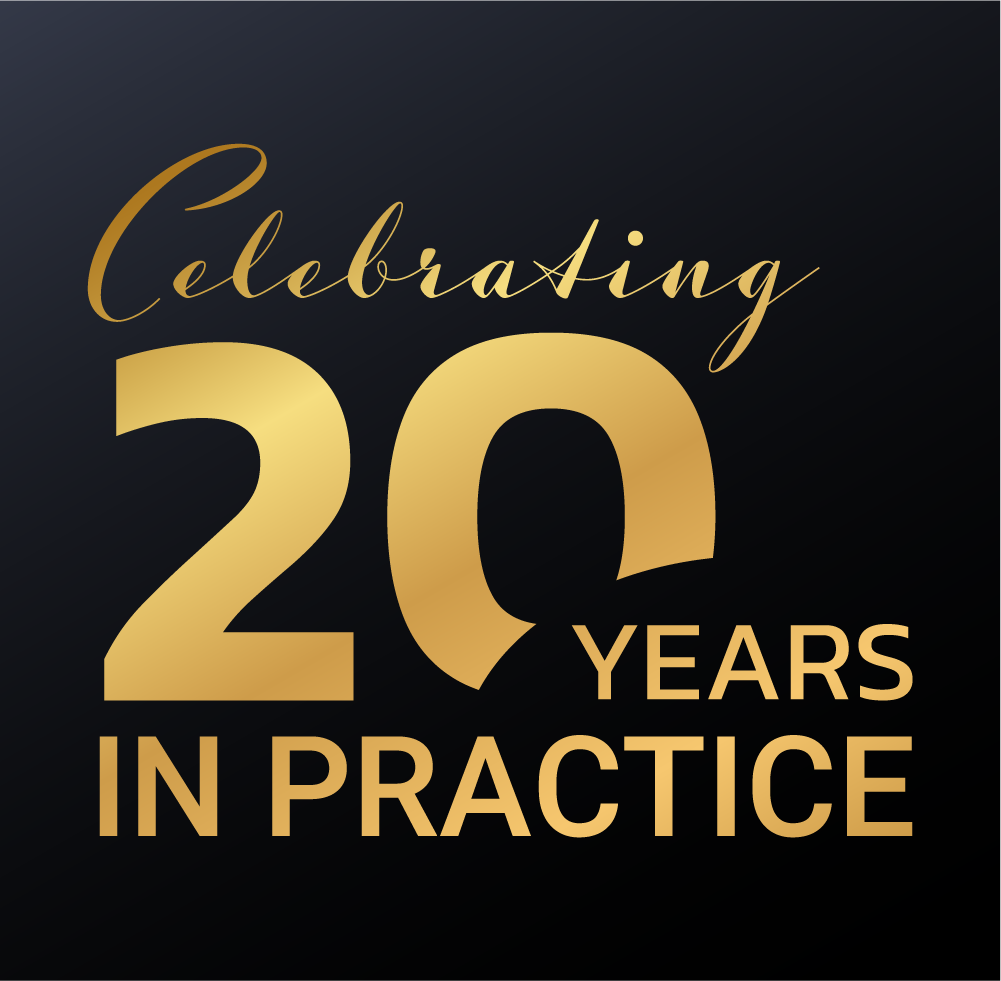 Celebrating 20 Years in practice
